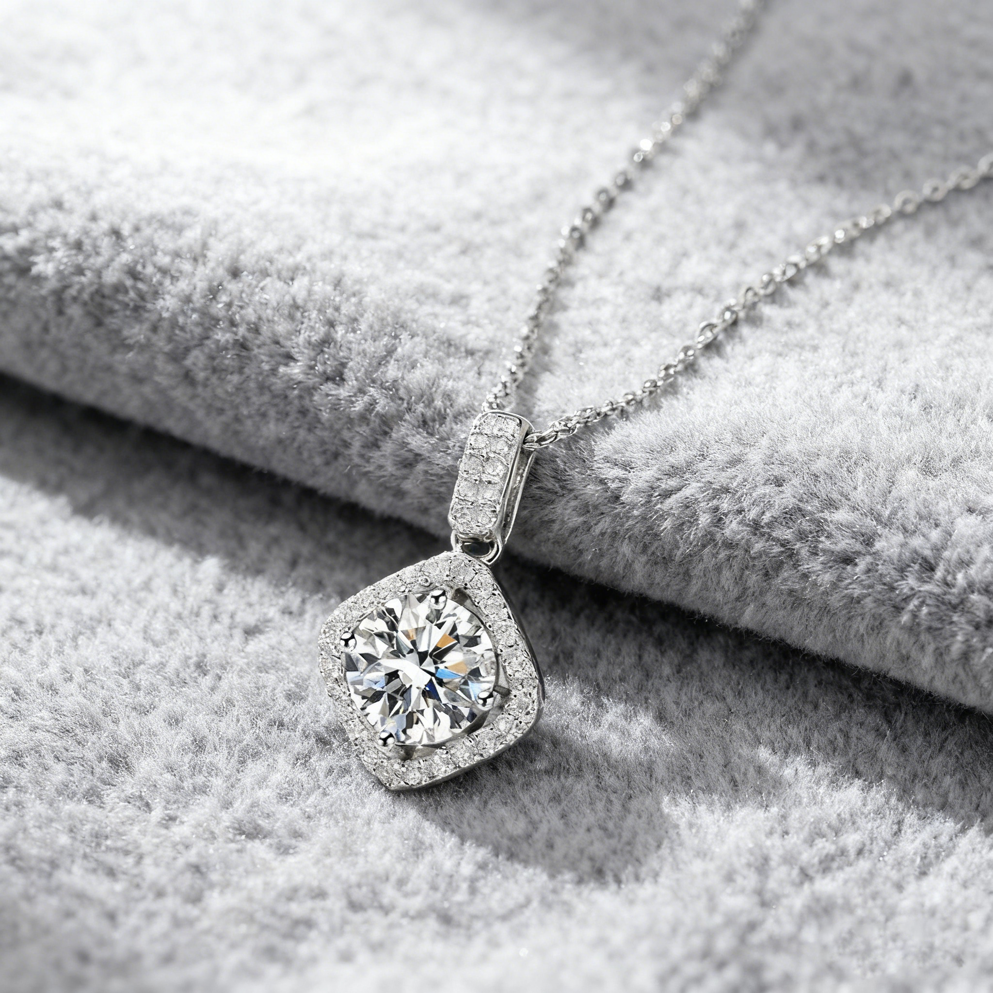 Elysian Necklace – Square Sparkle Harmony