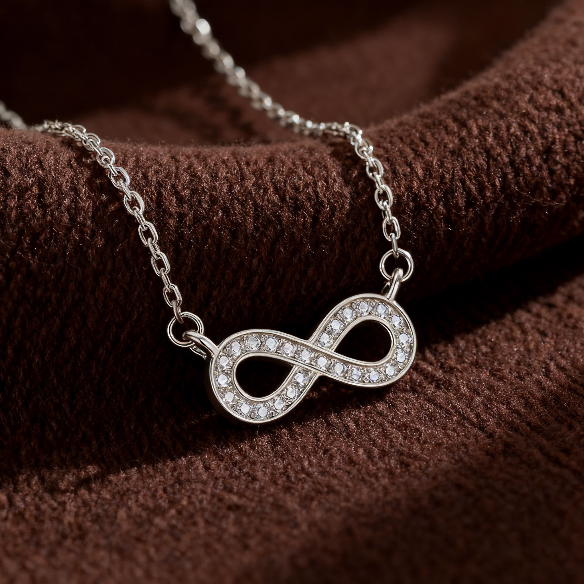 Infinity Twist Necklace – Sterling Silver Möbius