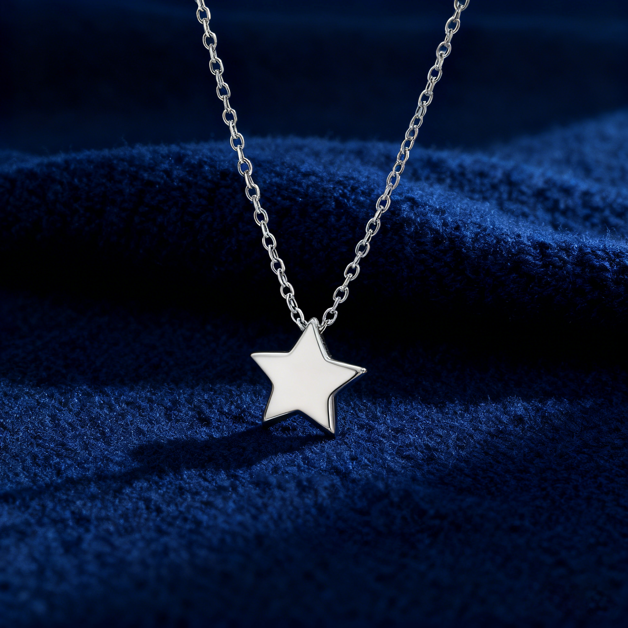 Celeste Necklace – Sterling Silver Star