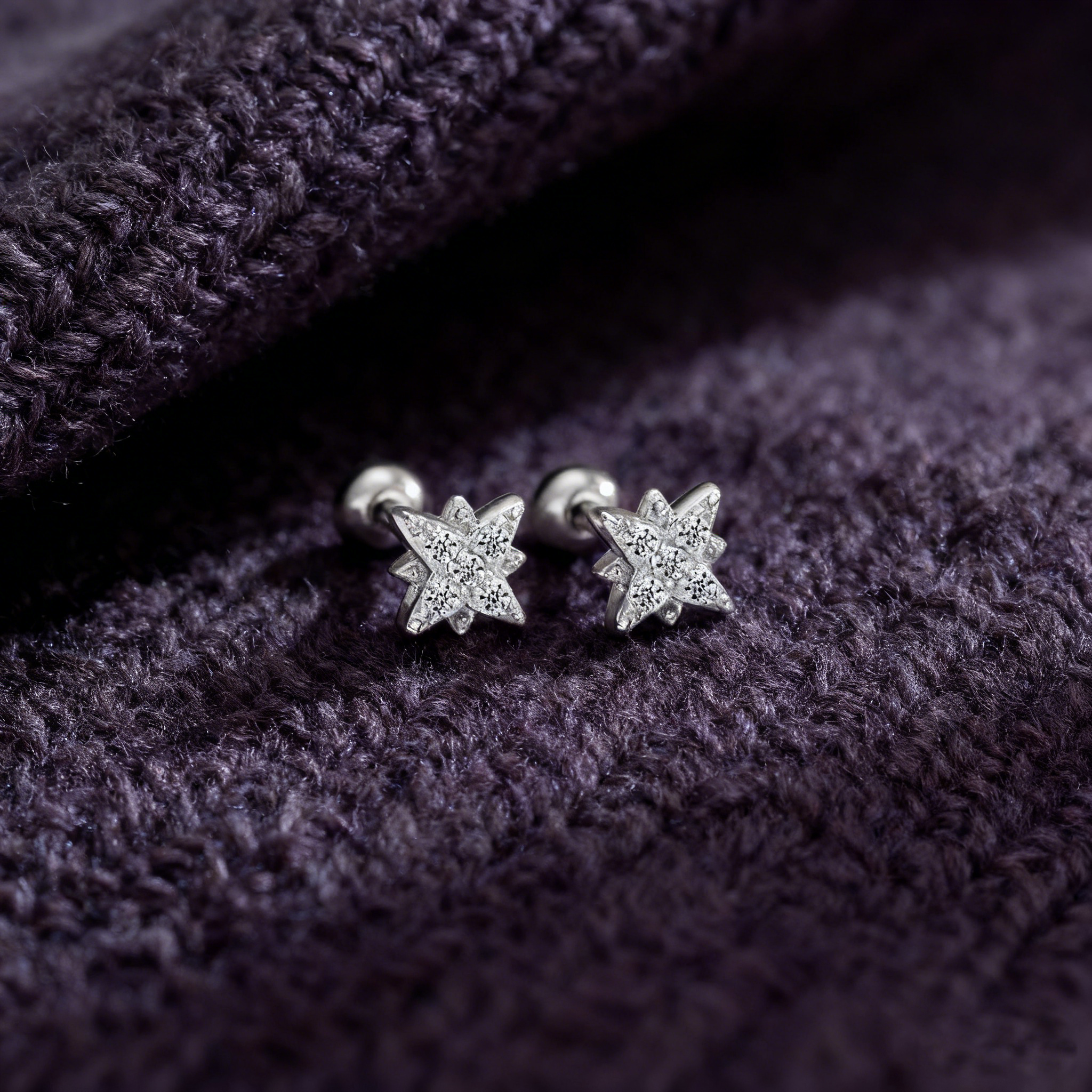 Radiant Star Zircon Studs – S925 Silver, Brilliance & Infinite Potential