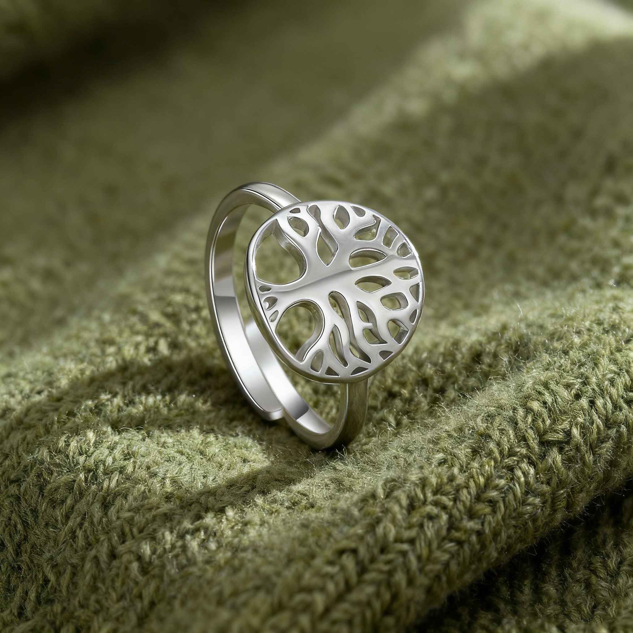 Tree of Life Silver Ring – S925, Growth & Legacy