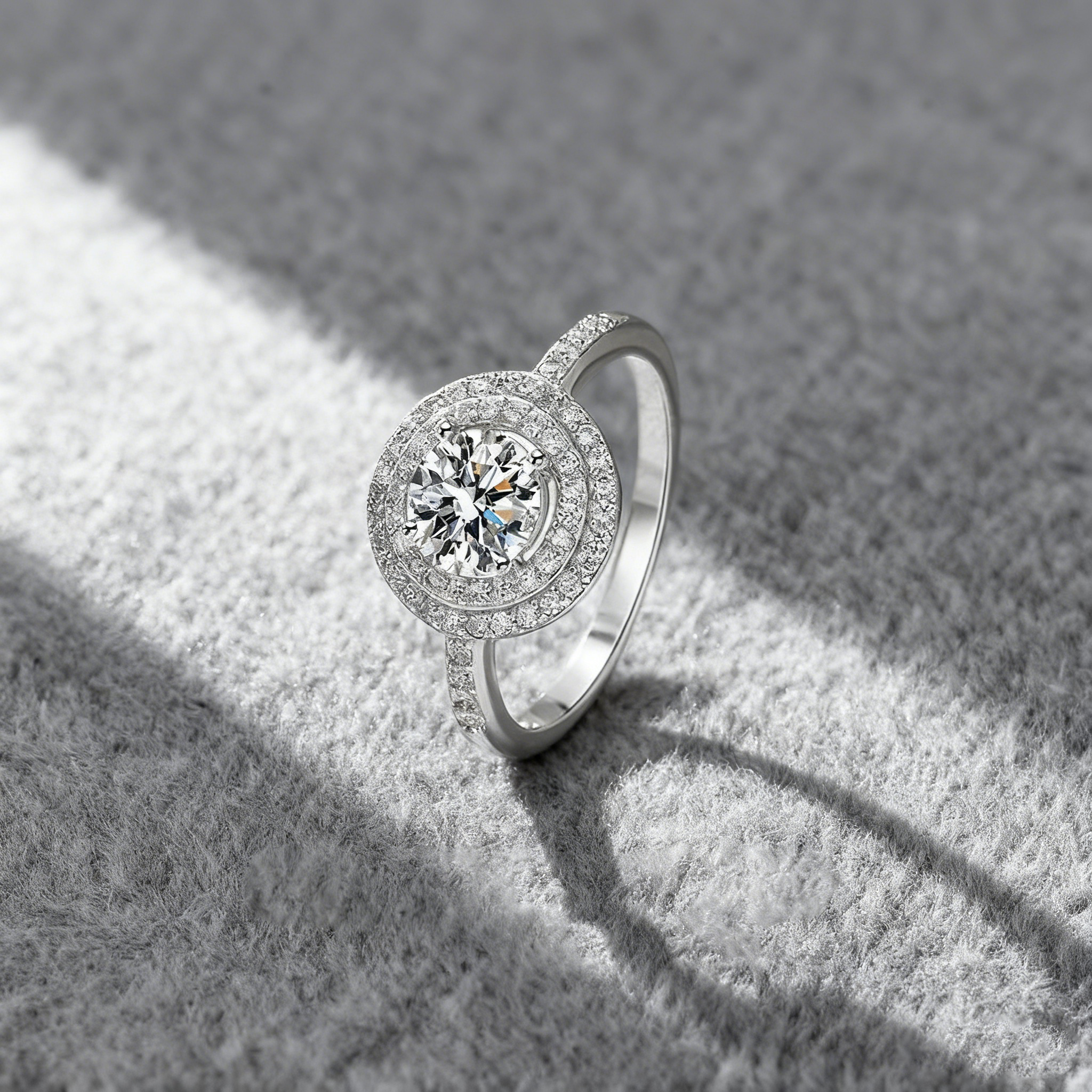 Complete Circle Pavé Zircon Ring – S925 Silver, Eternal Love & Harmony