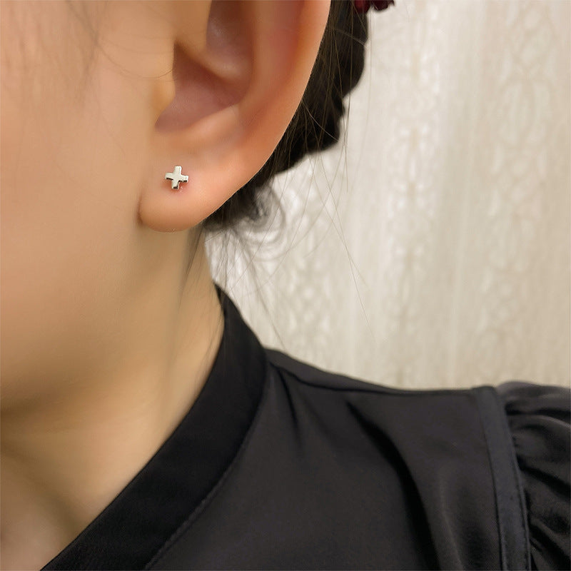 Limitless X Stud Earrings – S925 Silver, Courage & Infinite Possibilities