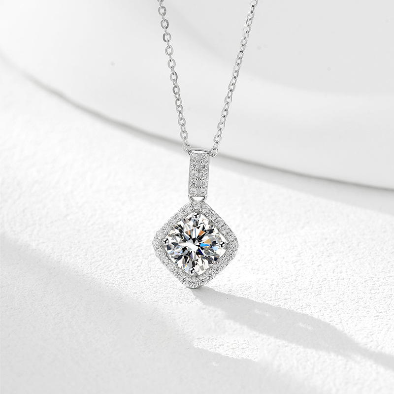 Elysian Necklace – Square Sparkle Harmony