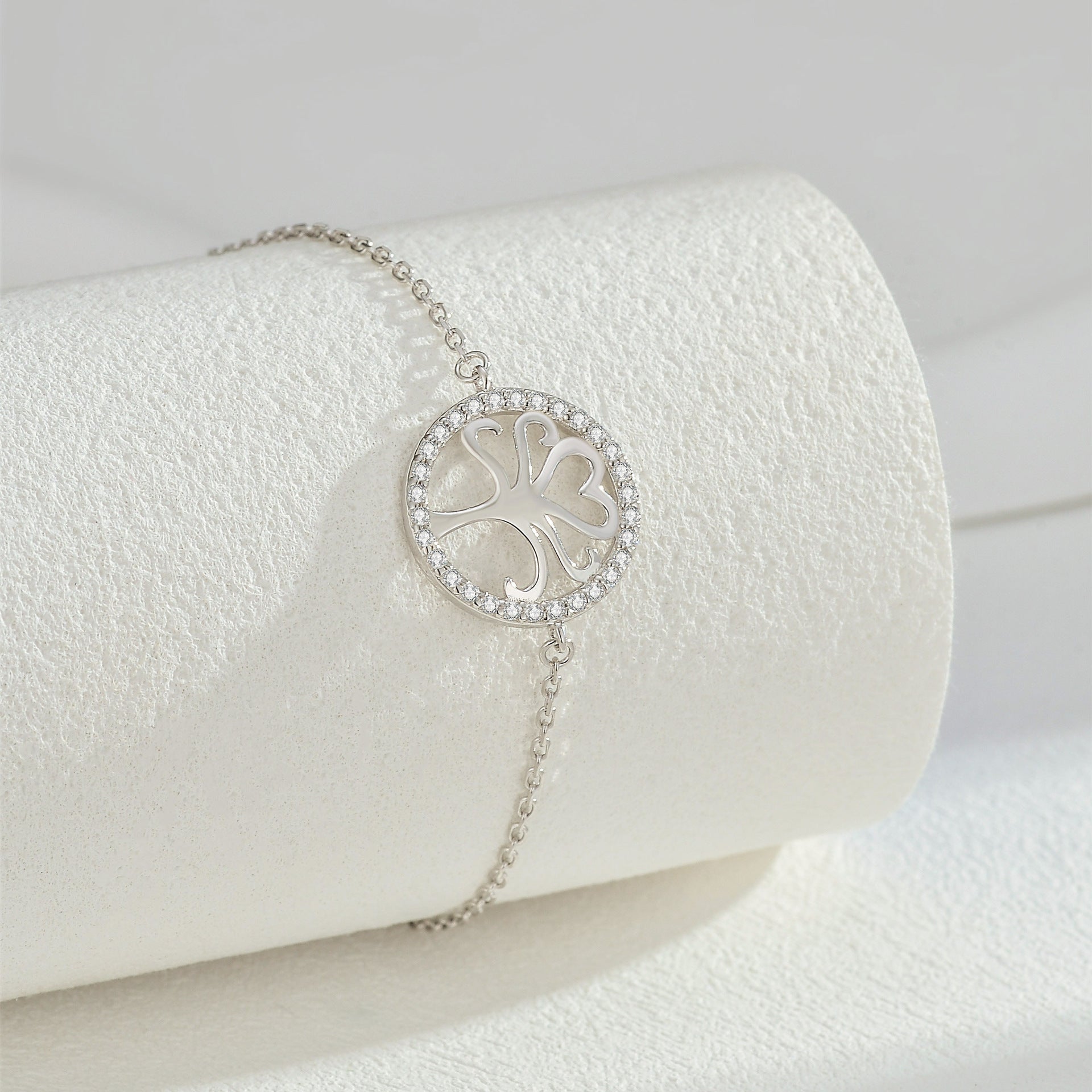 Tree of Life Zircon Bracelet – Growth & Resilience in S925 Silver