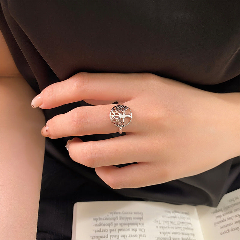Tree of Life Silver Ring – S925, Growth & Legacy