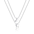 Celestial Duo Necklace – Moon & Star Layered