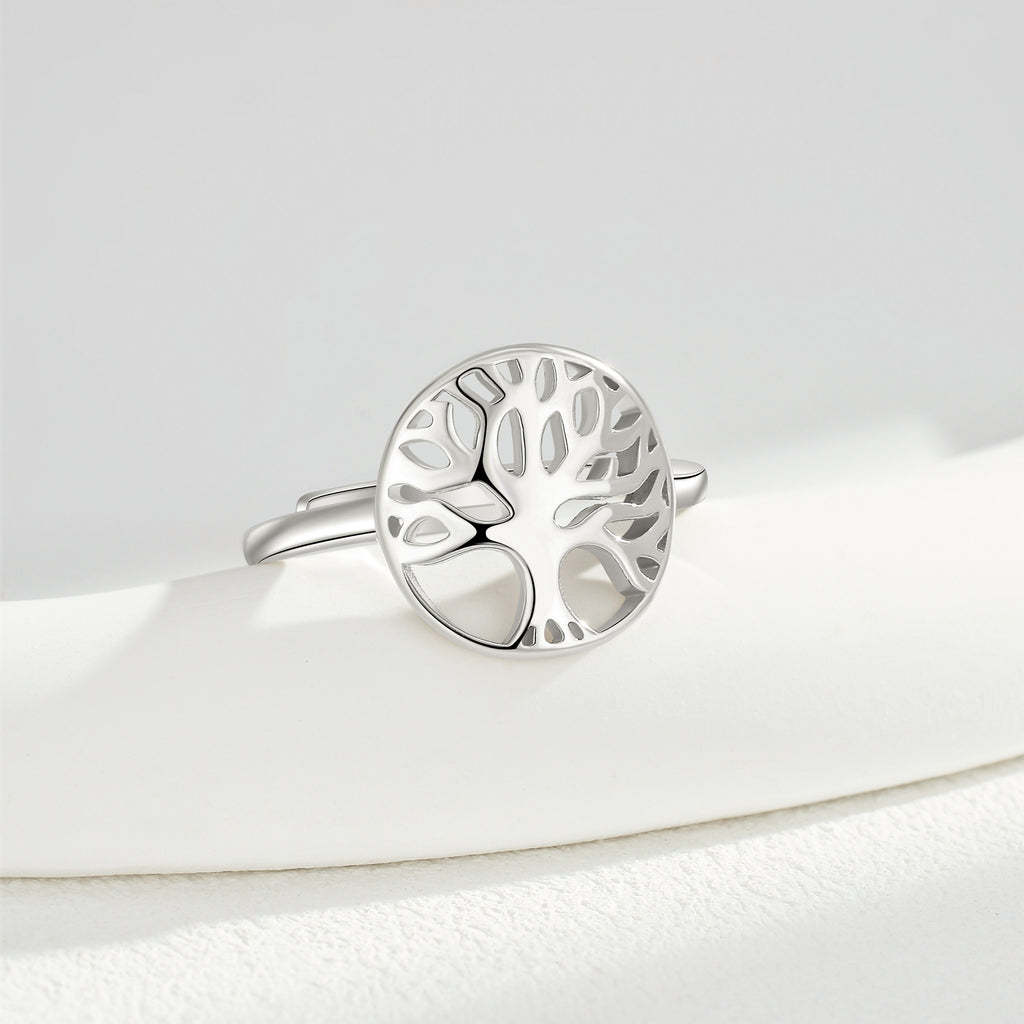Tree of Life Silver Ring – S925, Growth & Legacy