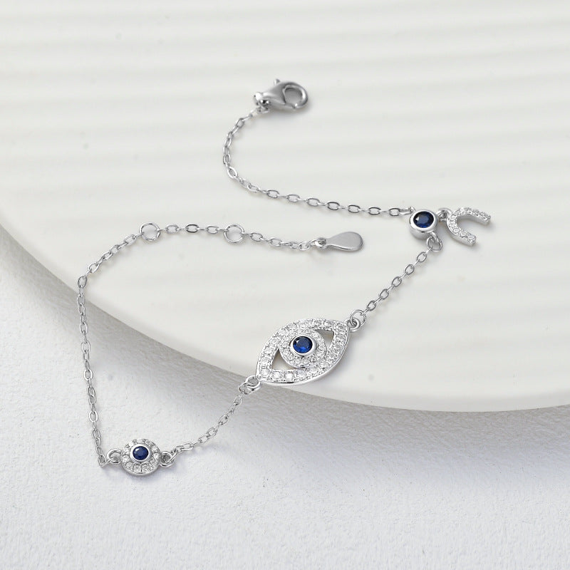 Mystic Evil Eye Bracelet – Love & Protection with Dazzling 6A Zircon