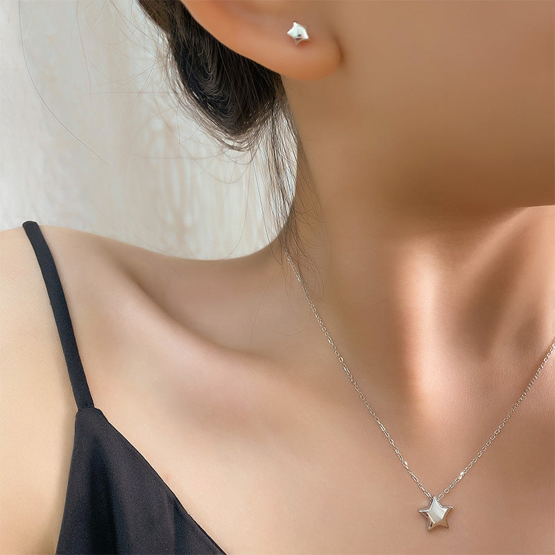 Celeste Necklace – Sterling Silver Star