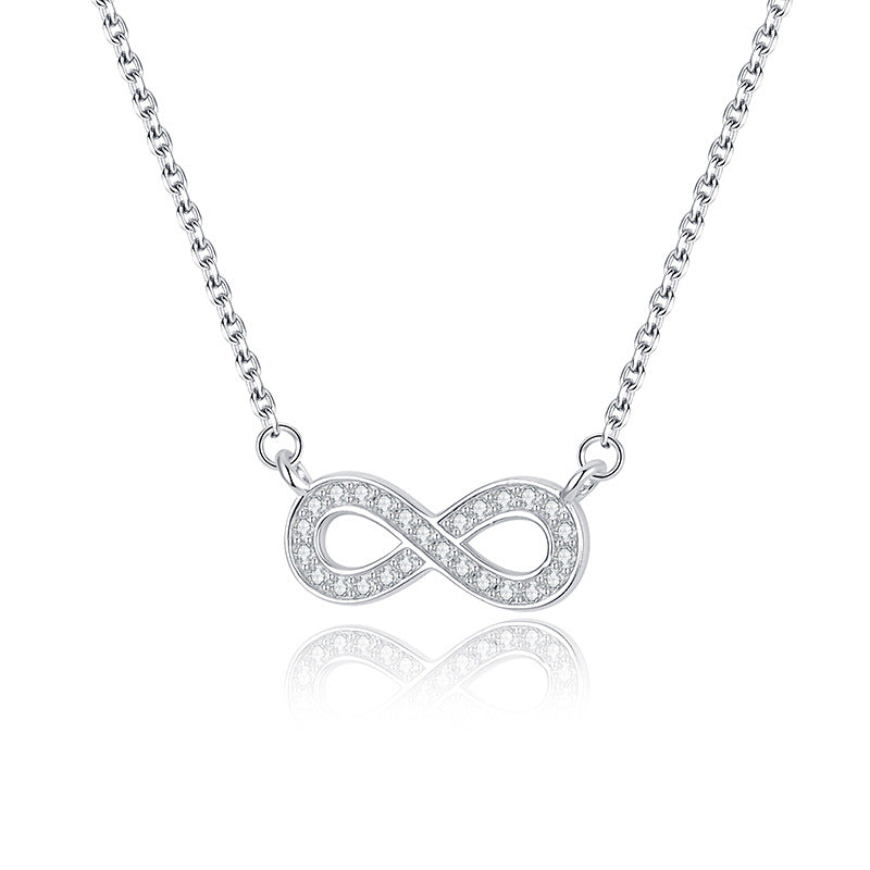 Infinity Twist Necklace – Sterling Silver Möbius