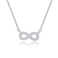 Infinity Twist Necklace – Sterling Silver Möbius