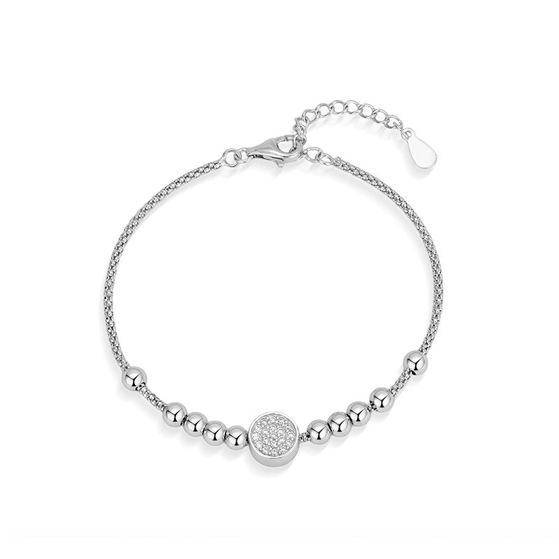 Complete Joy Zircon Bracelet – S925 Silver, Harmony & Small Blessings