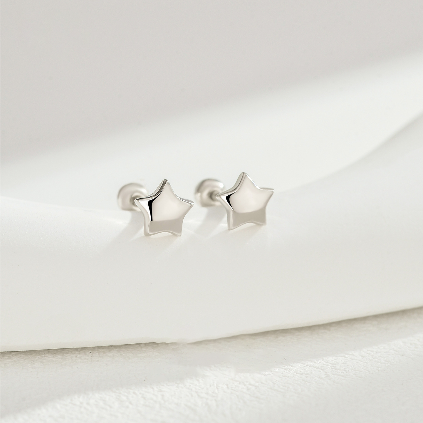 Lucky Star Silver Studs – S925 Silver, Protection & Precious