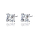 Crystal Glow Zircon Studs – S925 Silver, Elegant & Confident