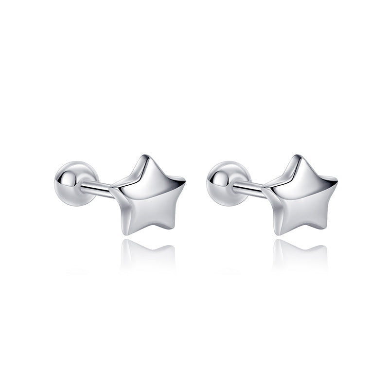 Lucky Star Silver Studs – S925 Silver, Protection & Precious