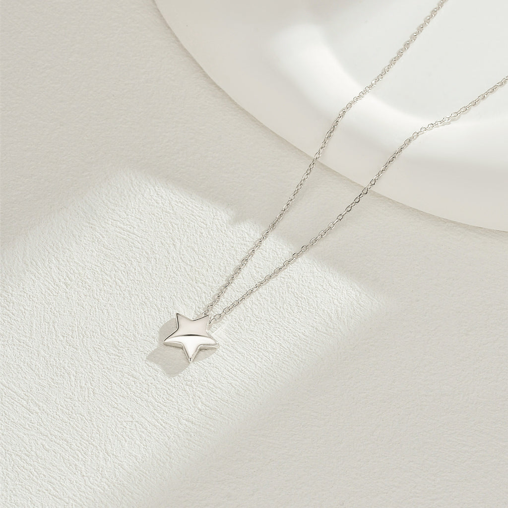 Celeste Necklace – Sterling Silver Star
