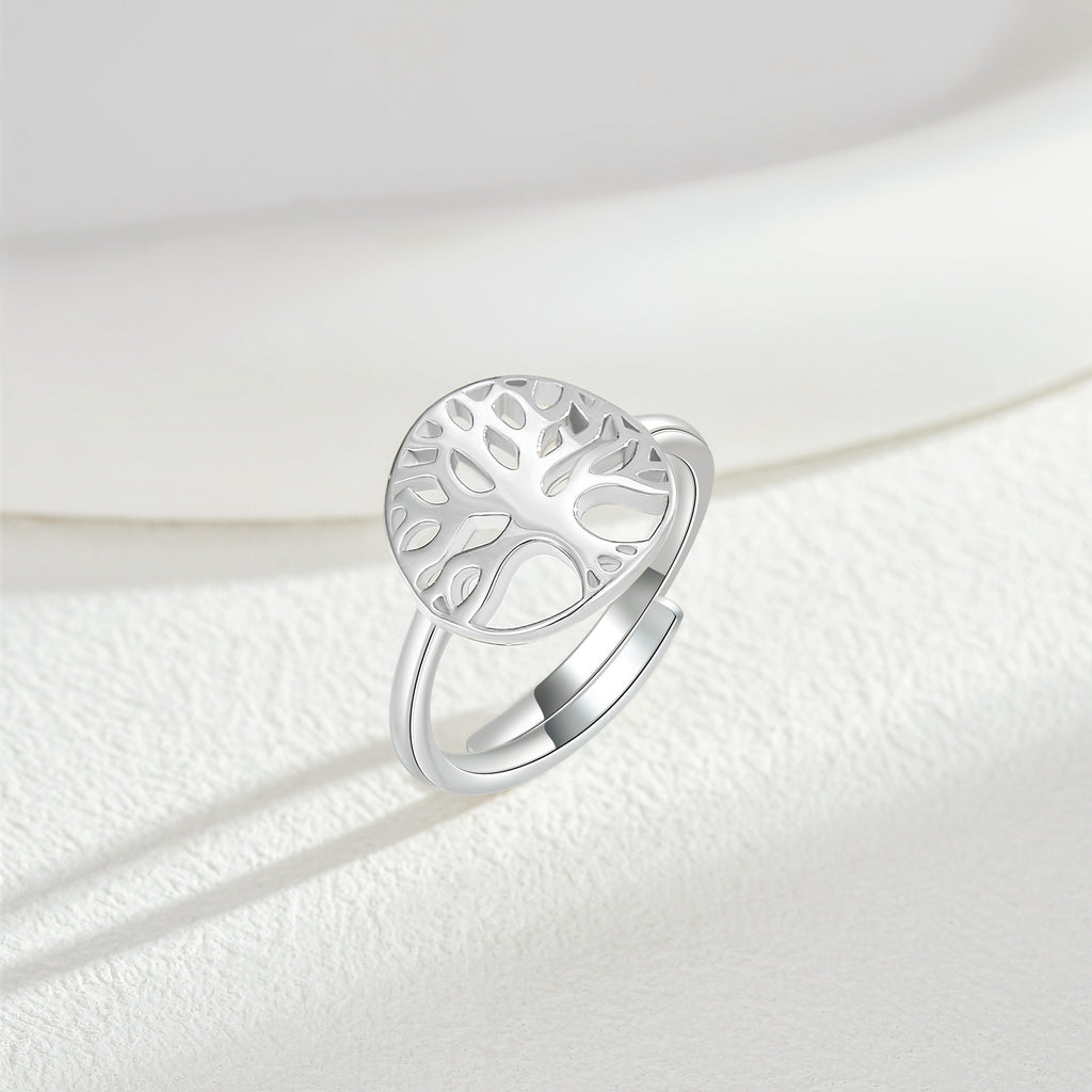 Tree of Life Silver Ring – S925, Growth & Legacy