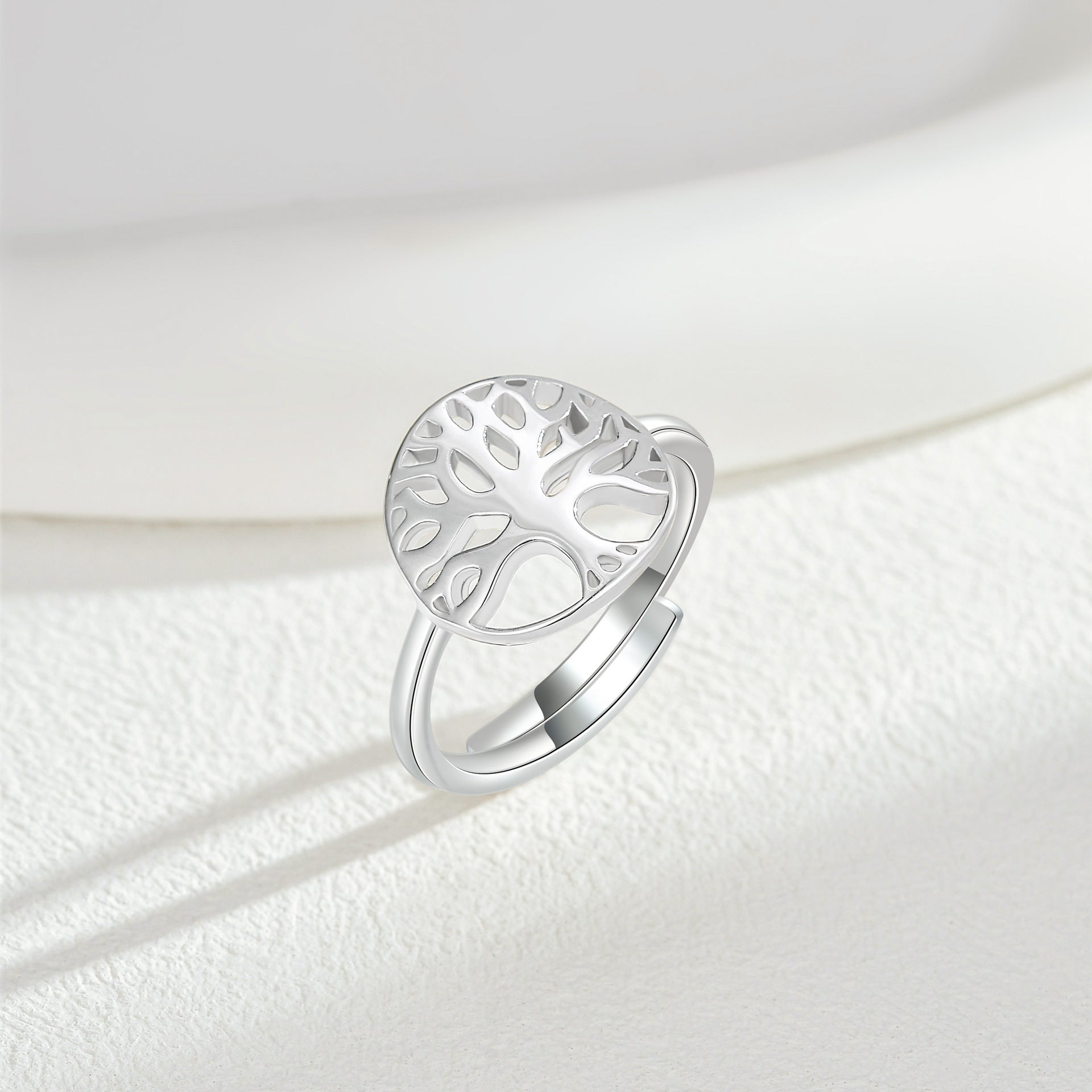 Tree of Life Silver Ring – S925, Growth & Legacy